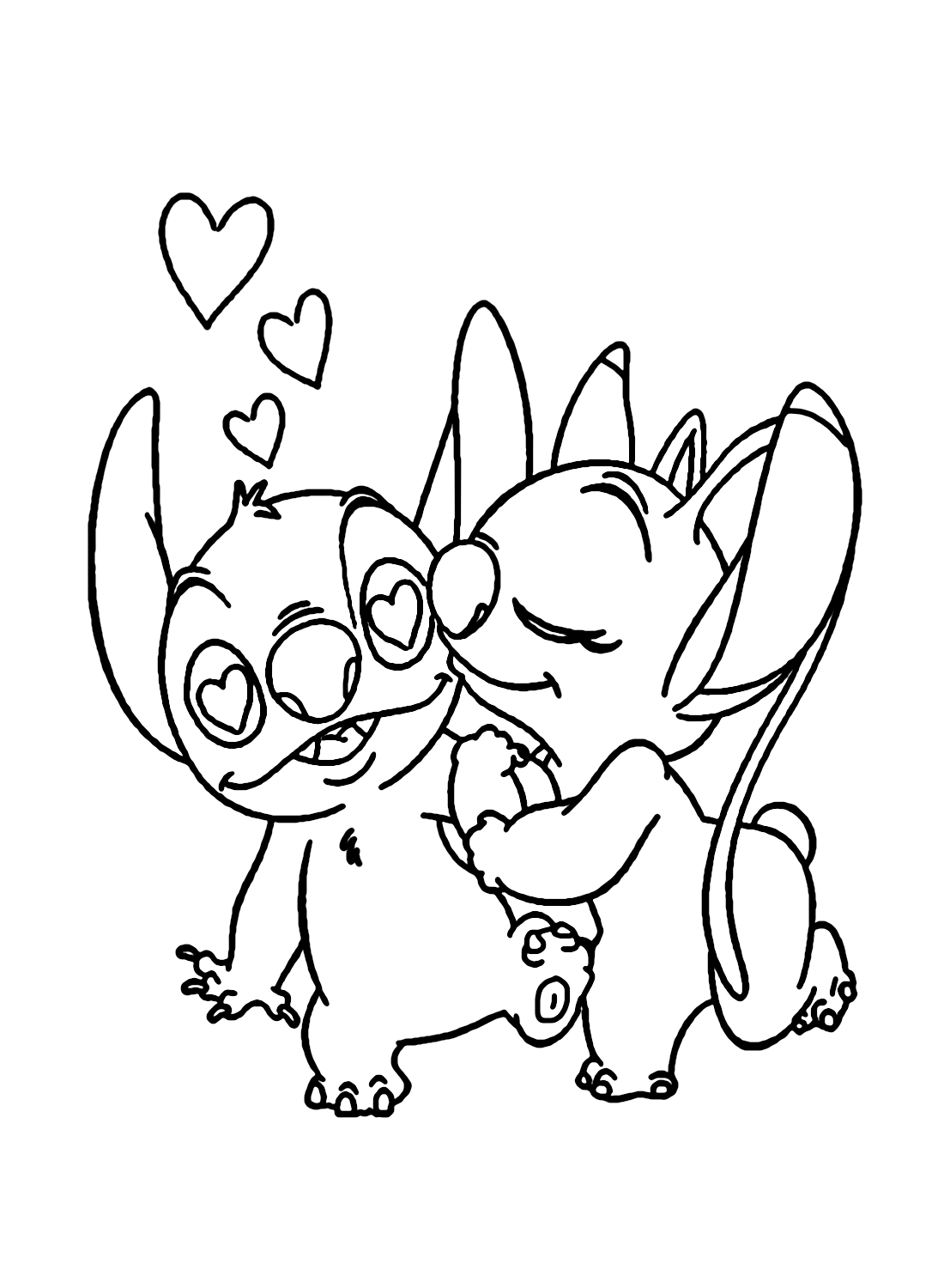 stitch coloring sheets printable free