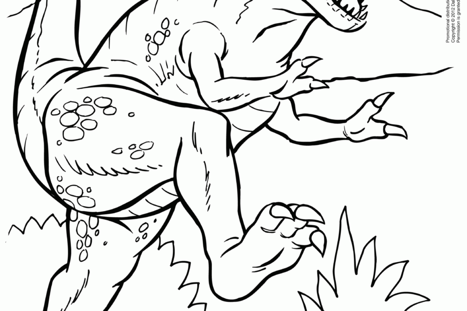 Cute T rex Coloring Page Coloring Home