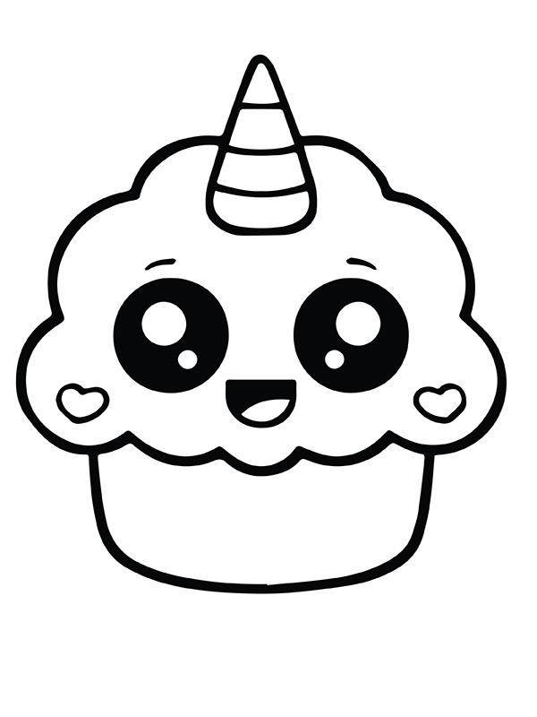 Cute Unicorn Cupcake Coloring Page Free Printable Coloring Pages For Kids Cute Unicorn Cupcake Coloring Page Free Printable Coloring Pages For Kids