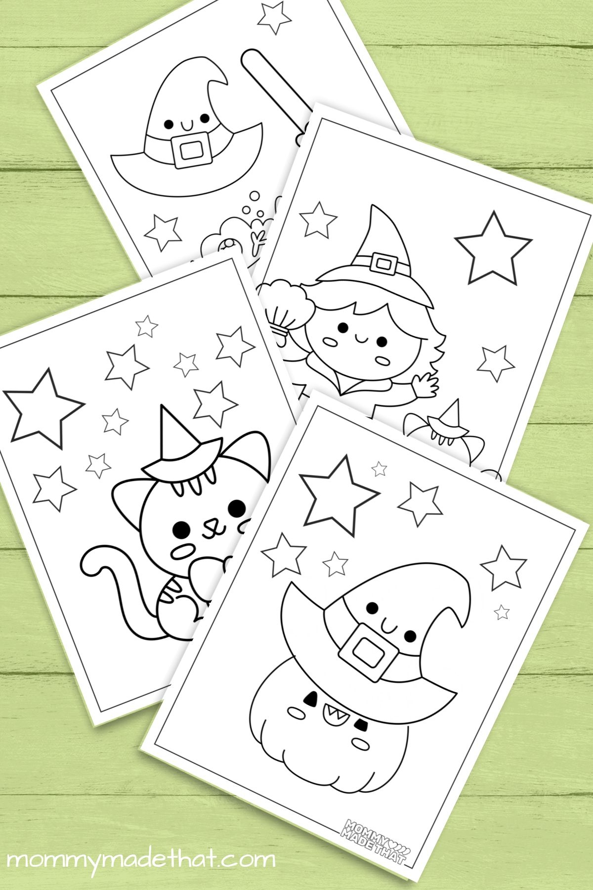 free witch coloring pages