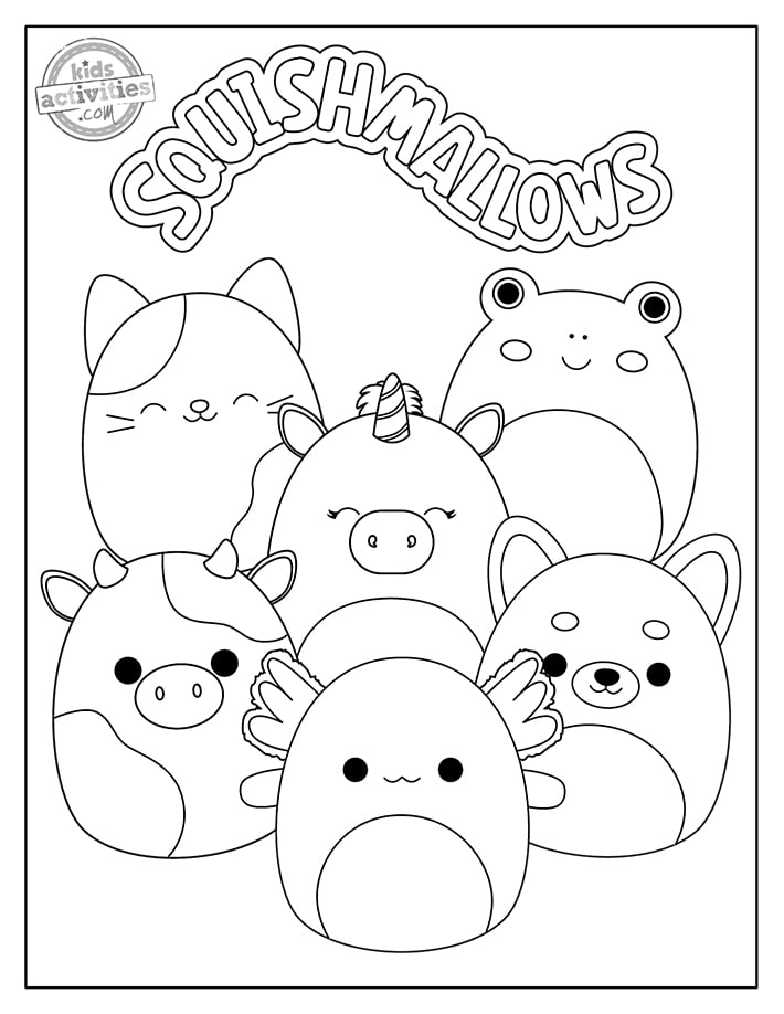 Cutest Ever Squishmallow Coloring Pages Kids Activities Blog Cutest Ever Squishmallow Coloring Pages Kids Activities Blog