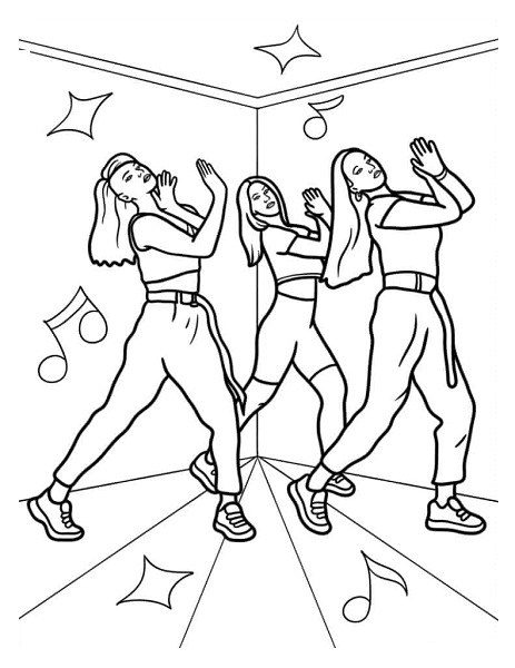 Dancing Coloring Pages Printable Coloring Book Dancing Coloring Pages Printable Coloring Book