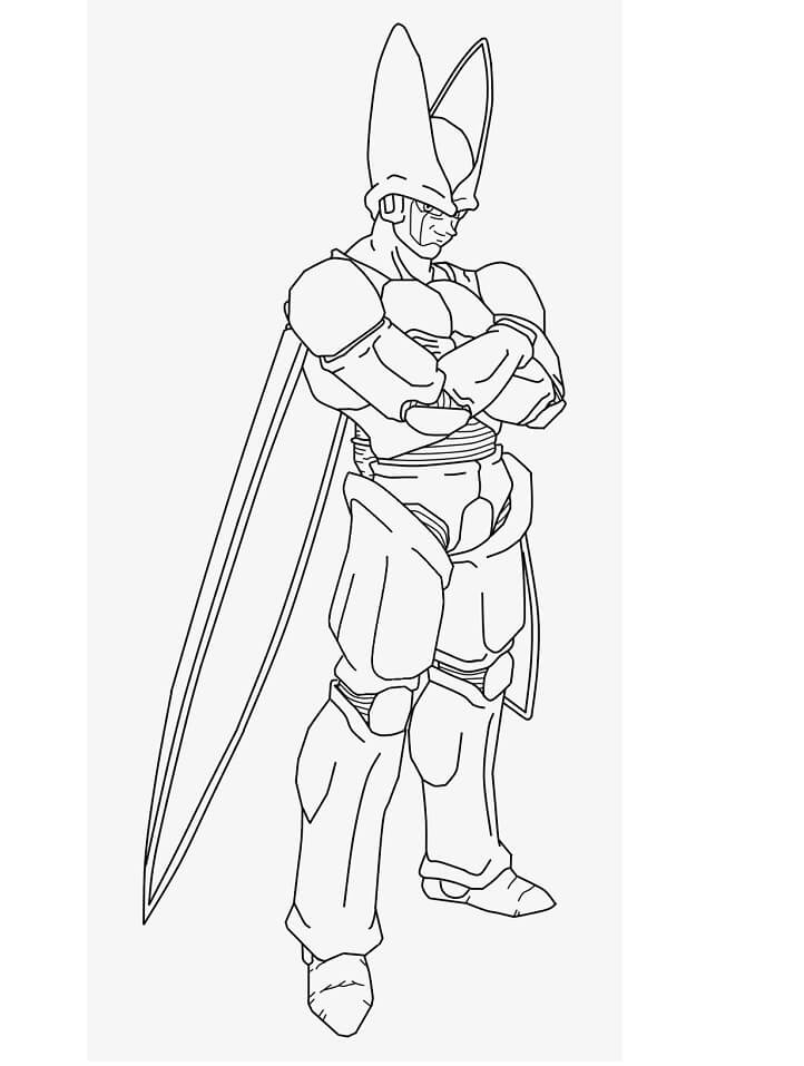 Dbz Cell Coloring Pages Dbz Cell Coloring Pages