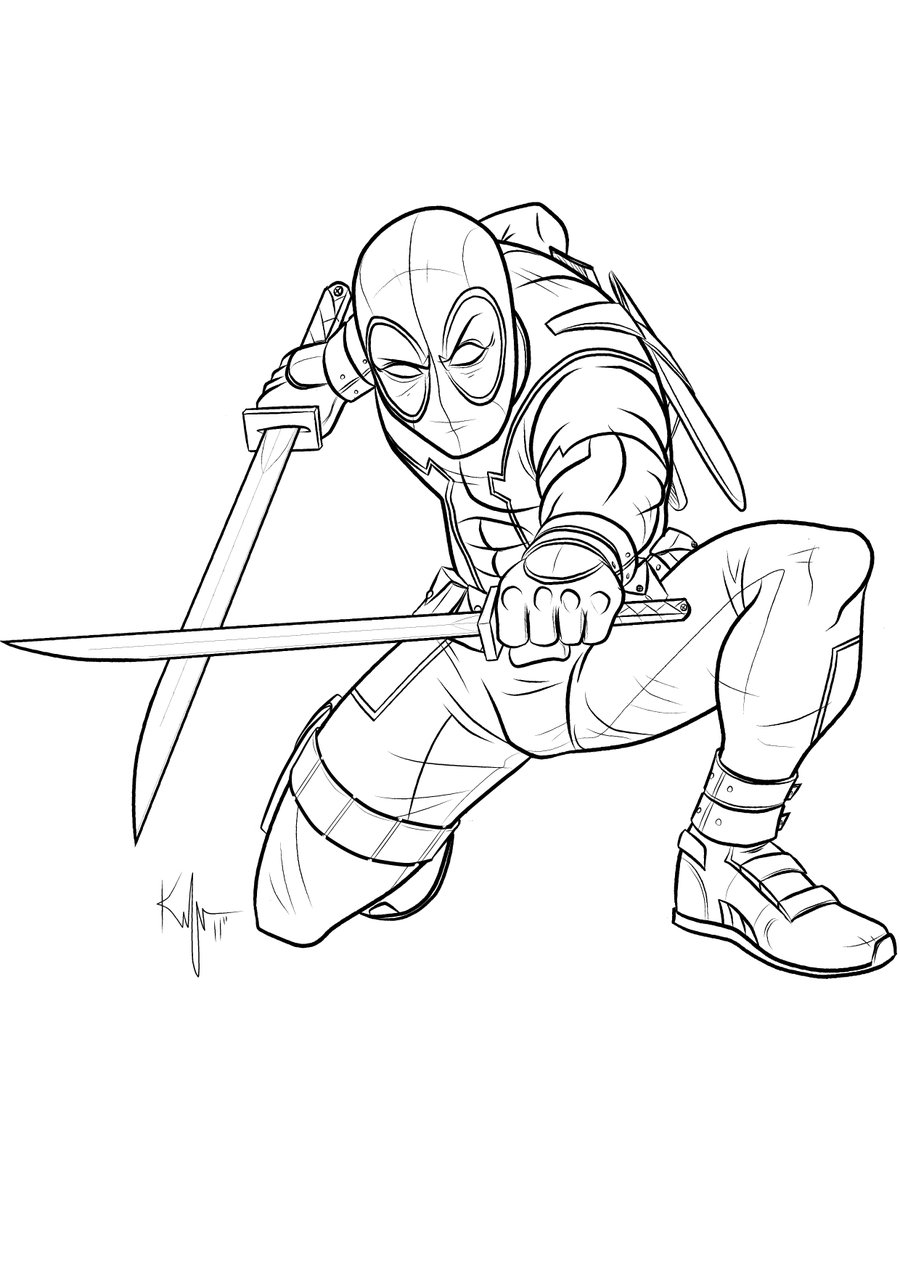 Deadpool Printable Coloring Pages ColoringMe Deadpool Printable Coloring Pages ColoringMe