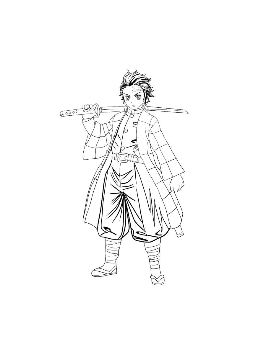 Demon Slayer Coloring Pages Demon Slayer Coloring Pages