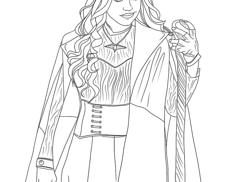 Descendants Audrey Coloring Page Free Printable Coloring Pages For Kids