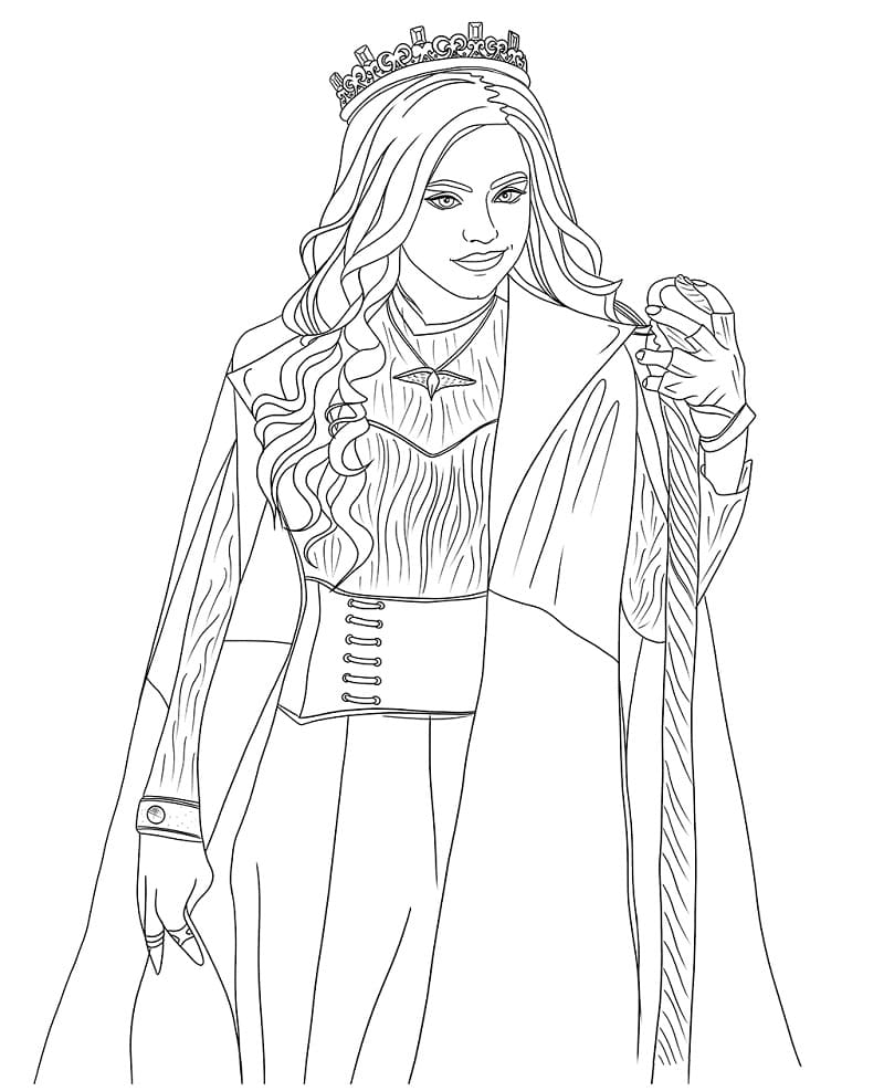 descendants 4 coloring book printable