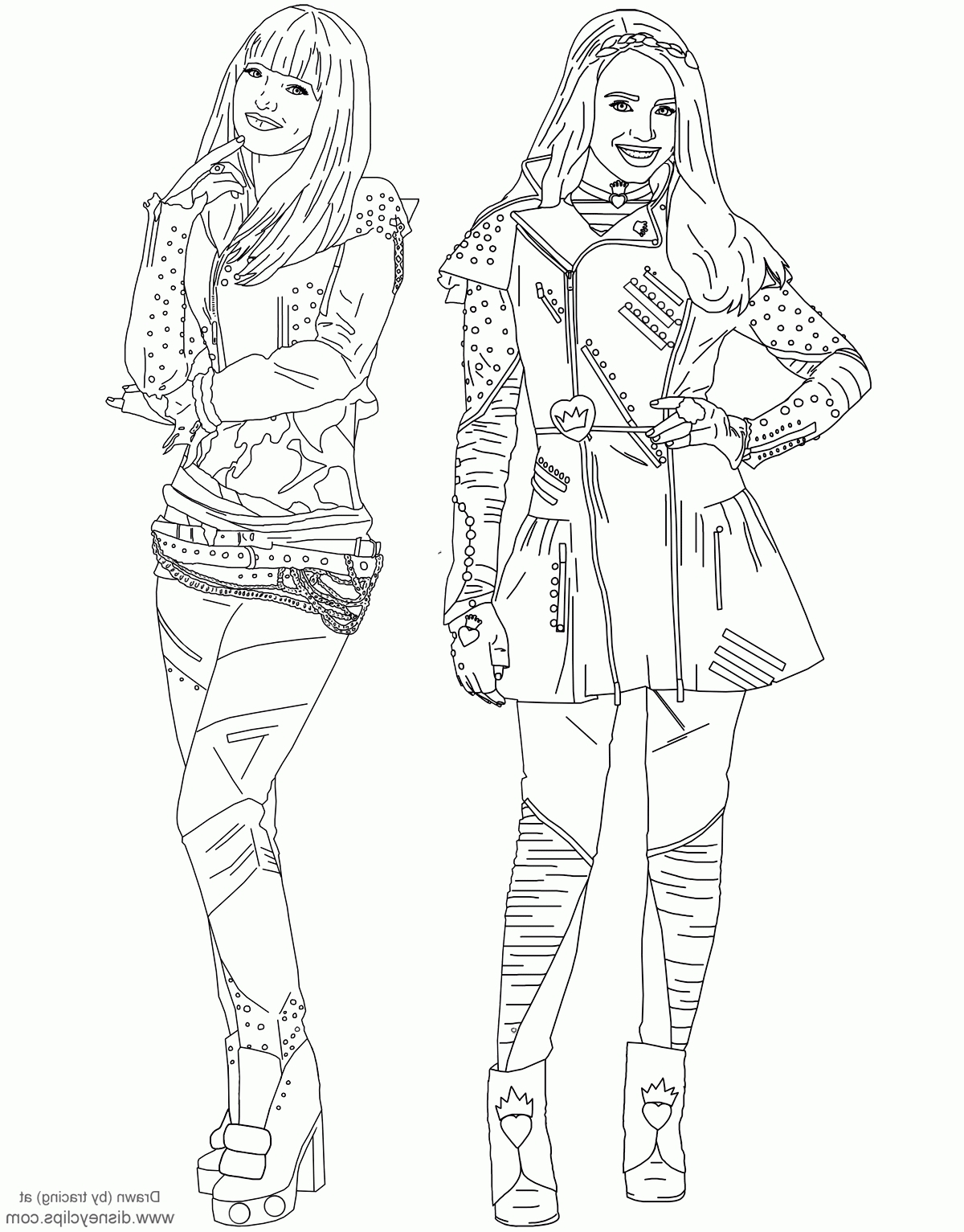 Descendants Printable Coloring Pages Printable Templates Descendants Printable Coloring Pages Printable Templates