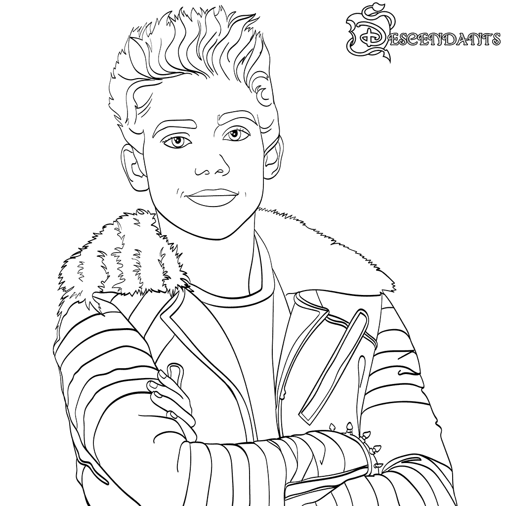 Descendants Printable Coloring Pages Descendants Printable Coloring Pages