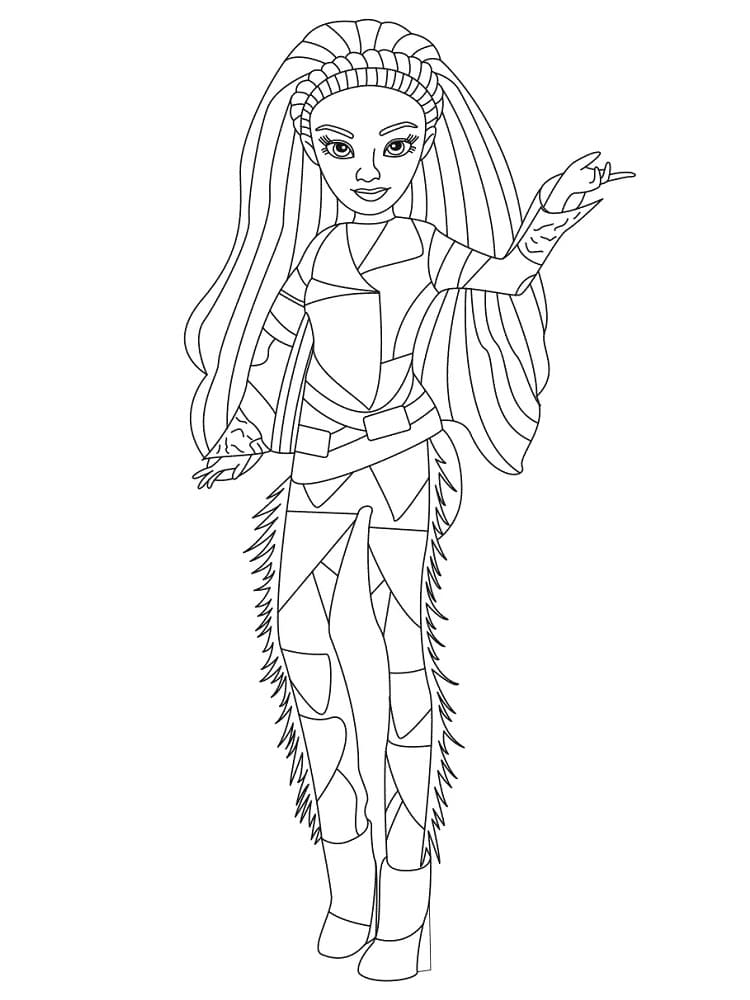 Descendants Uma Coloring Page Download Print Or Color Online For Free