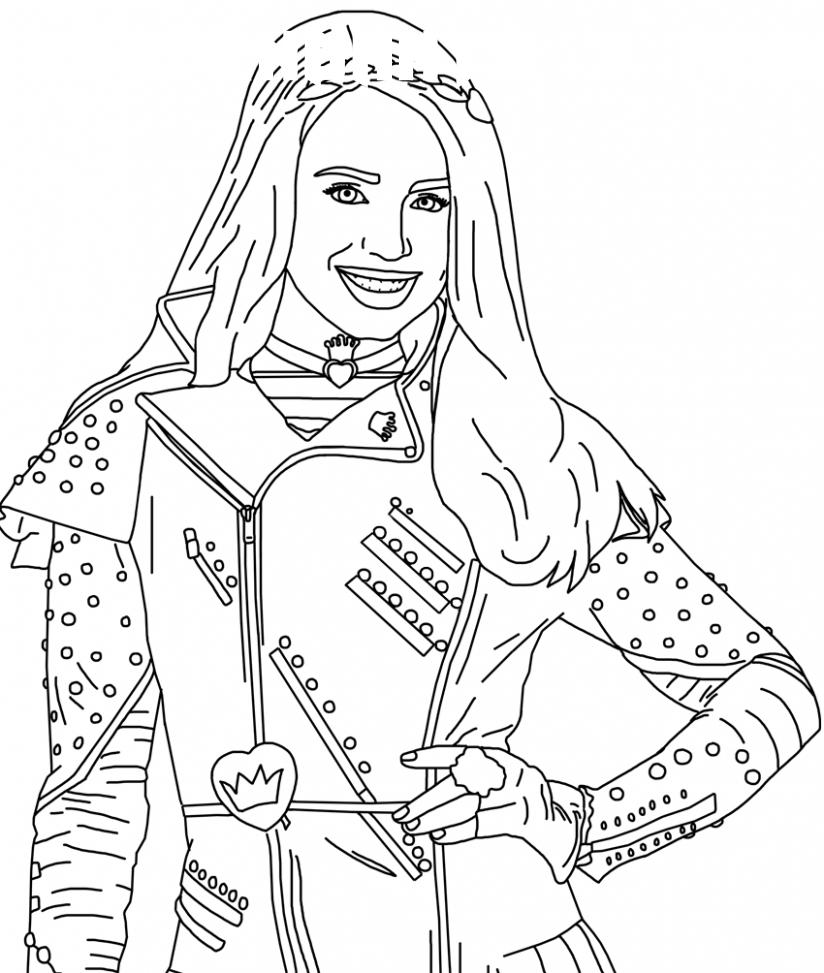Descendants Uma Coloring Pages Coloring Pages