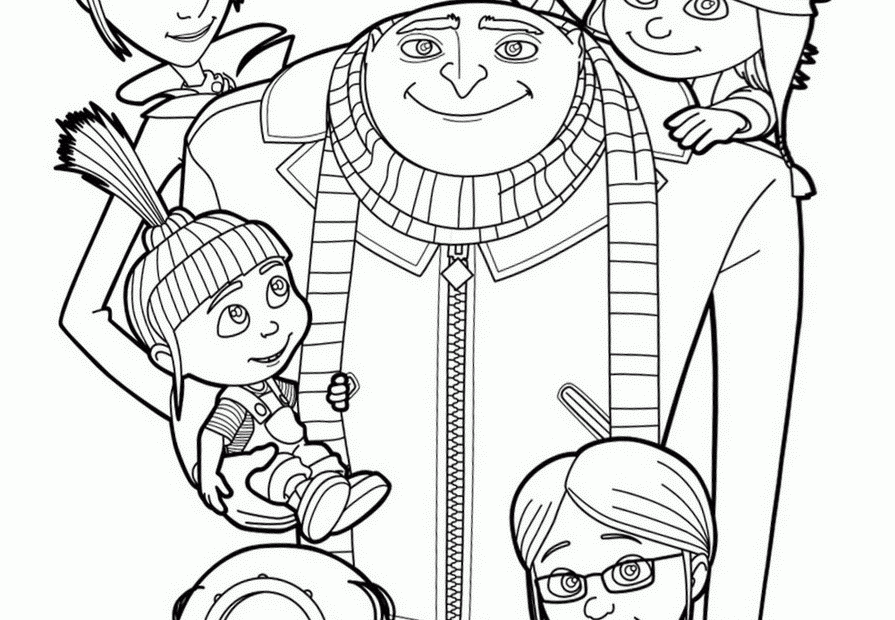 Despicable Me 3 Coloring Pictures For Kids COLORING PAGES PRINTABLE COM