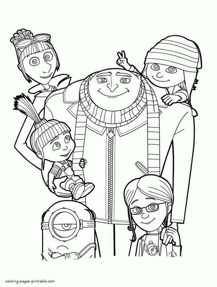 Despicable Me 3 Coloring Pictures For Kids COLORING PAGES PRINTABLE COM Despicable Me 3 Coloring Pictures For Kids COLORING PAGES PRINTABLE COM