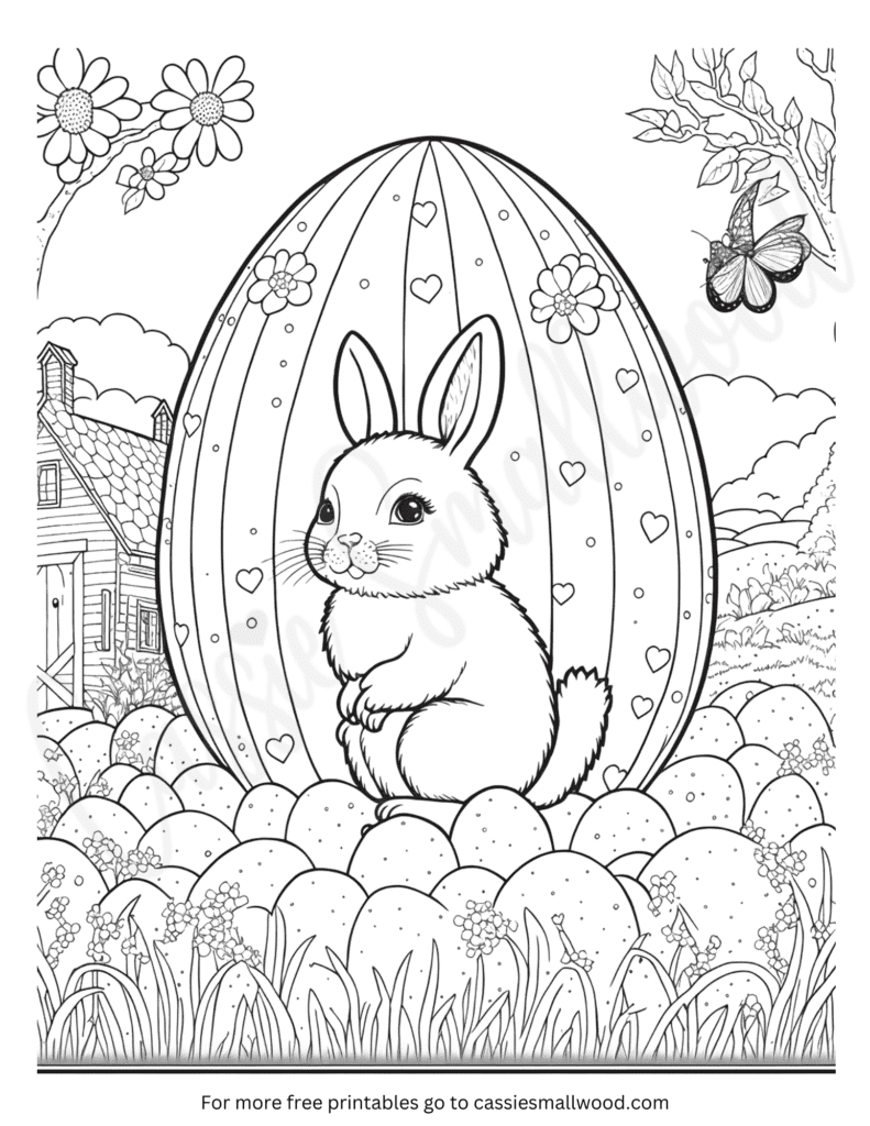 Detailed Easter Egg Coloring Page Cassie Smallwood Detailed Easter Egg Coloring Page Cassie Smallwood