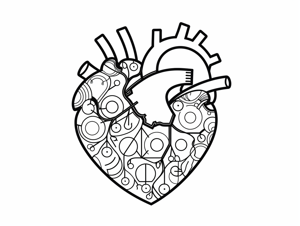 Detailed Heart Coloring Page Coloring Page Detailed Heart Coloring Page Coloring Page