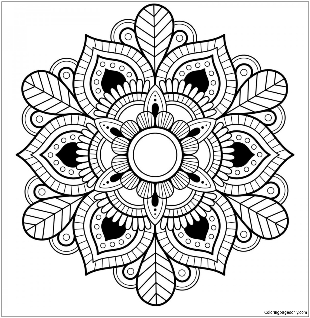 Detailed Mandala Coloring Page Free Printable Coloring Pages Detailed Mandala Coloring Page Free Printable Coloring Pages