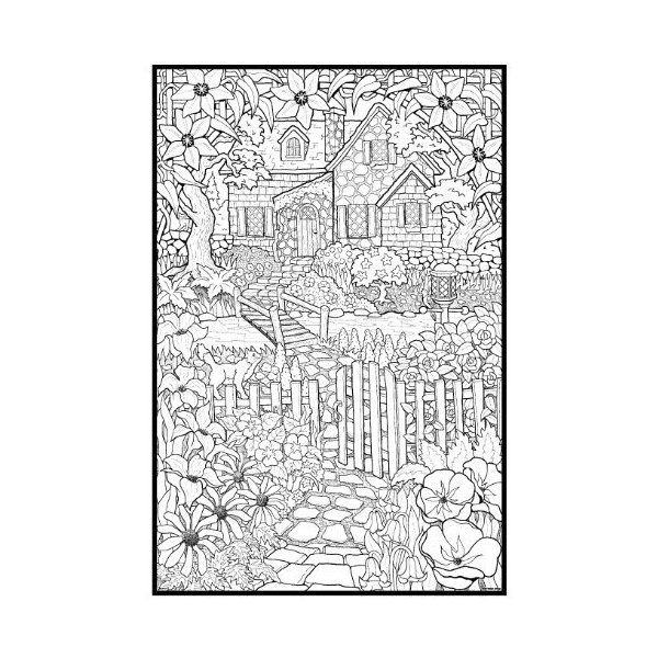 Detailed Nature Coloring Pages Detailed Nature Coloring Pages