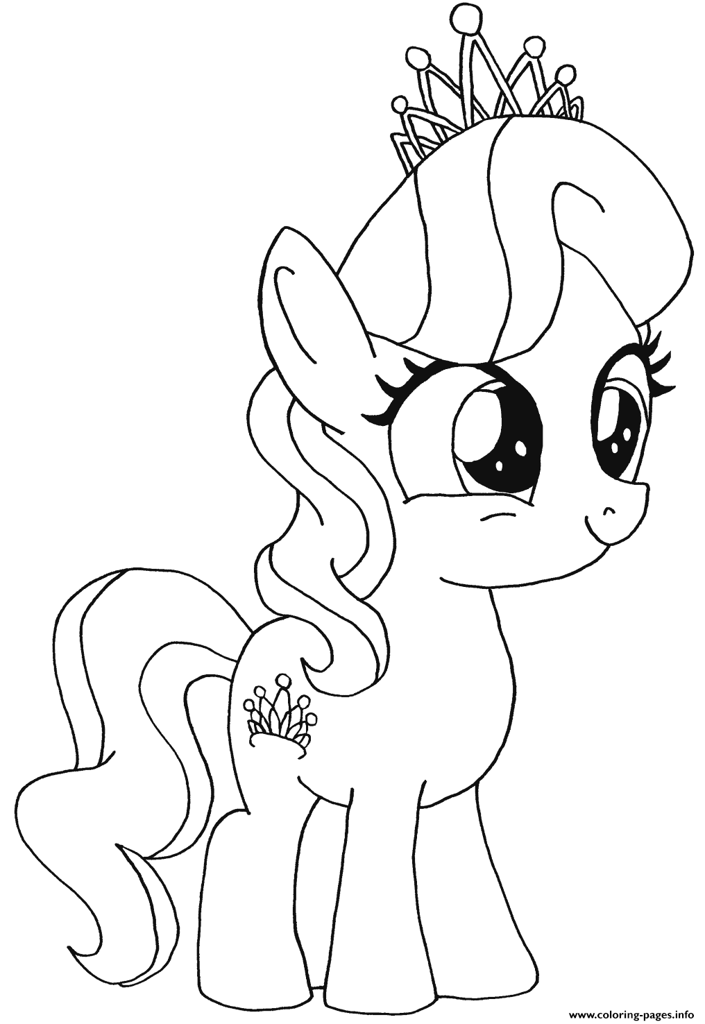 Diamond Tiara My Little Pony Coloring Pages Printable