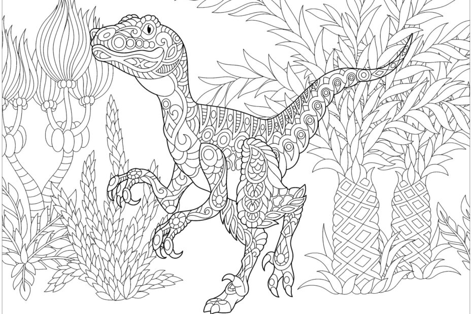 Dinosaur Adult Coloring Pages Dinosaur Coloring Pages Printable