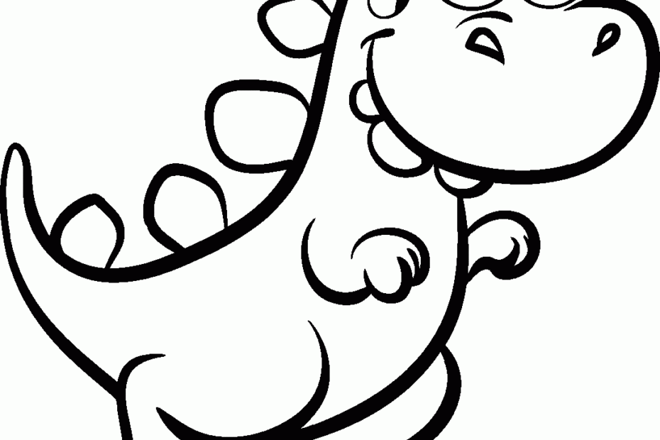 Dinosaur Coloring Pages For Toddlers Coloring Home