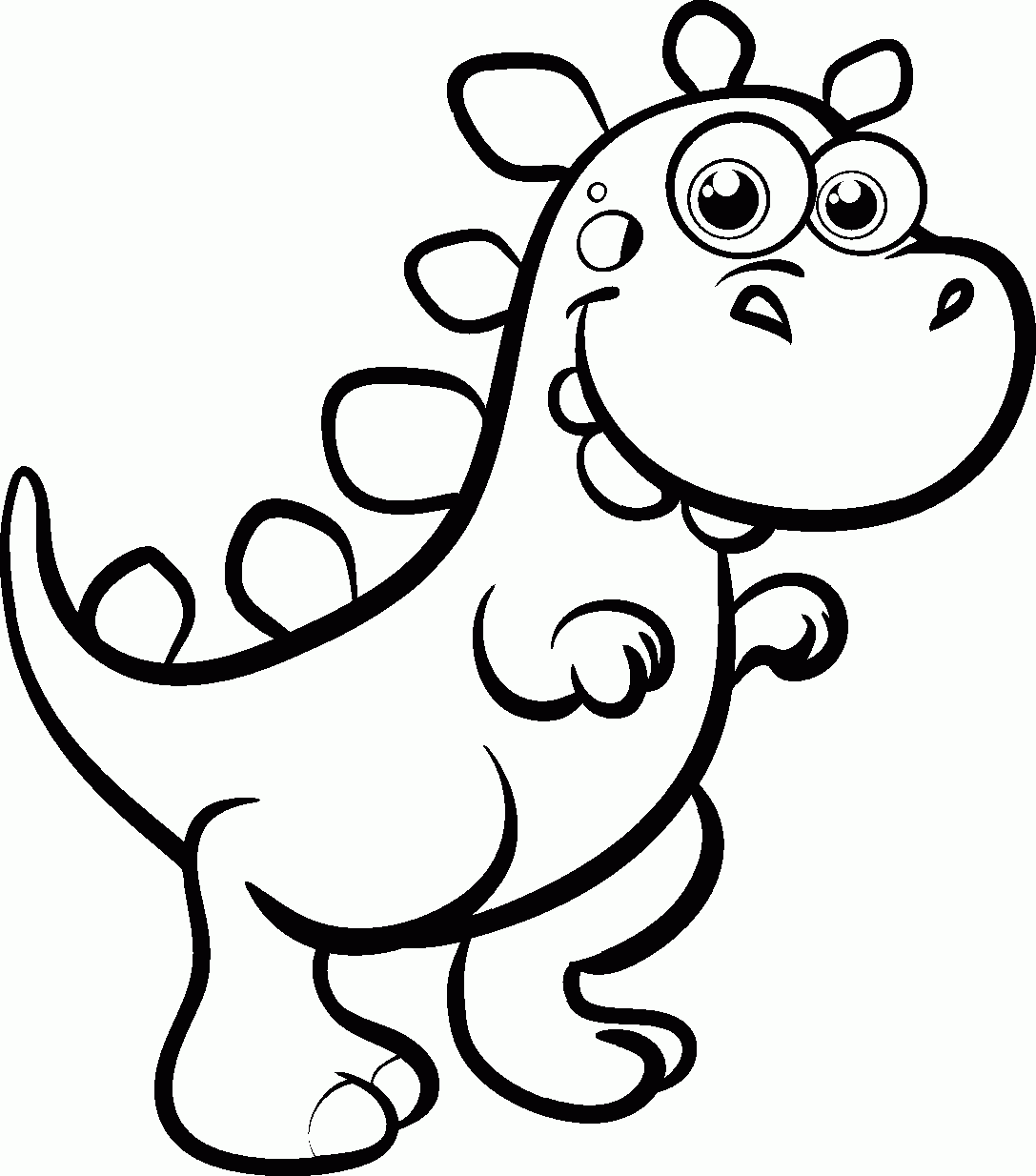 Dinosaur Coloring Pages For Toddlers Coloring Home Dinosaur Coloring Pages For Toddlers Coloring Home