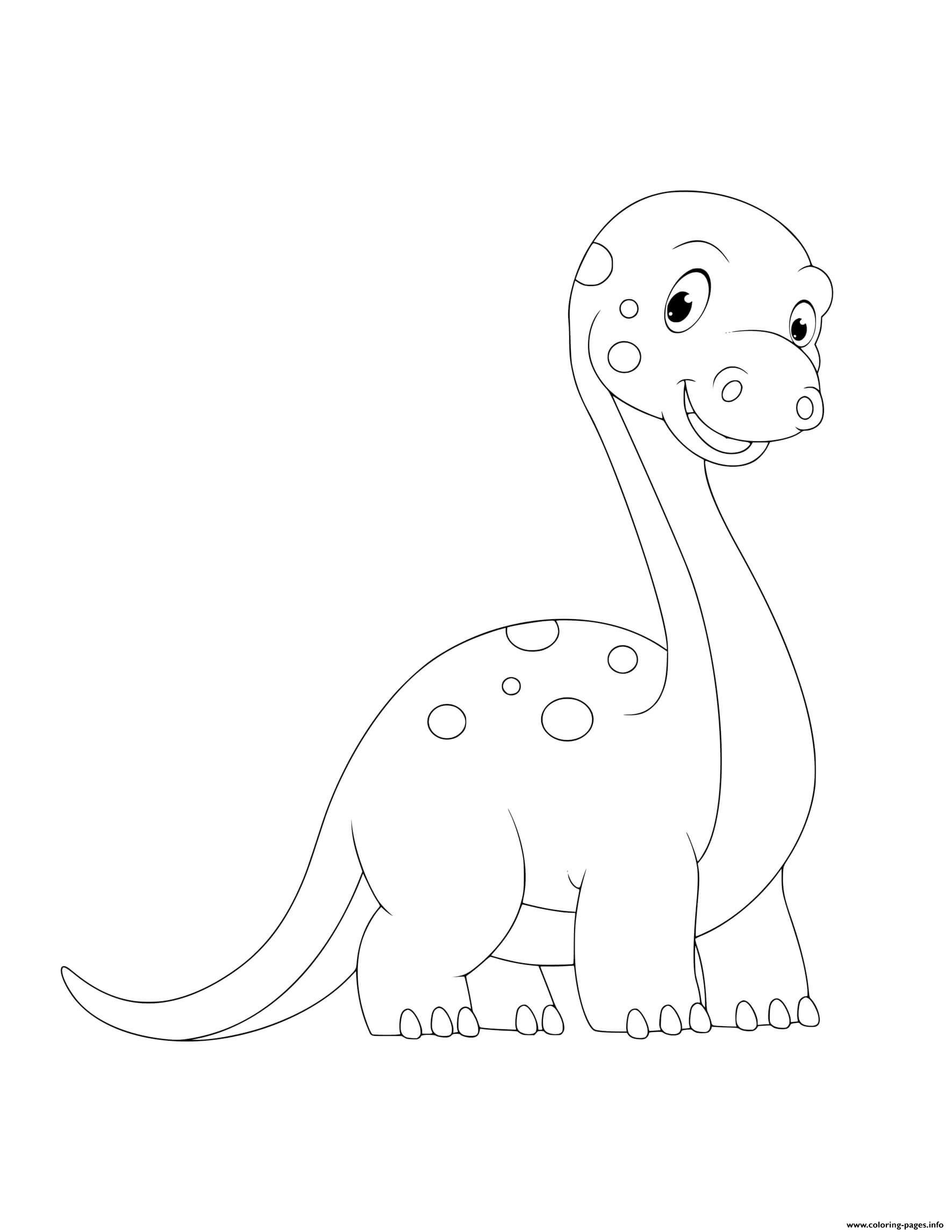 dinosaur coloring page printable