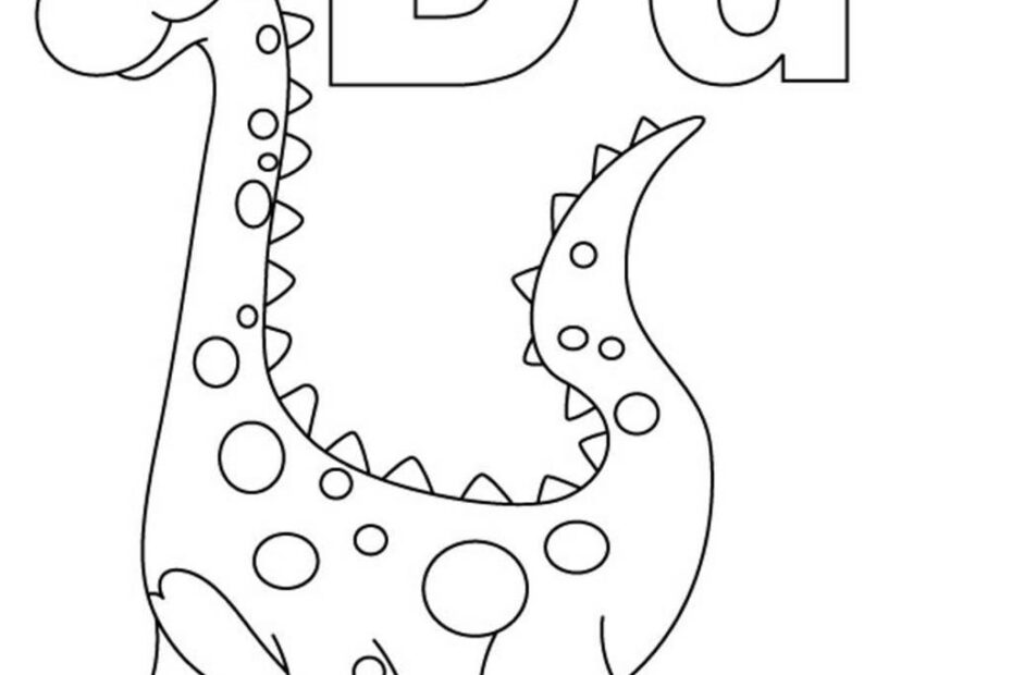 Dinosaur Printable Alphabet S3022 Coloring Pages Printable