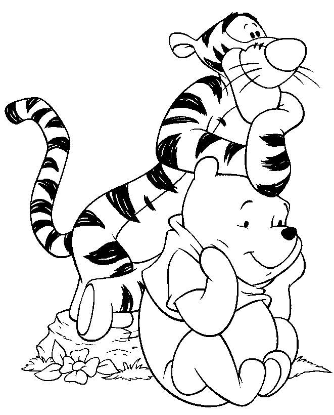 Disney Cartoon Characters Coloring Pages Cartoon Coloring Pages