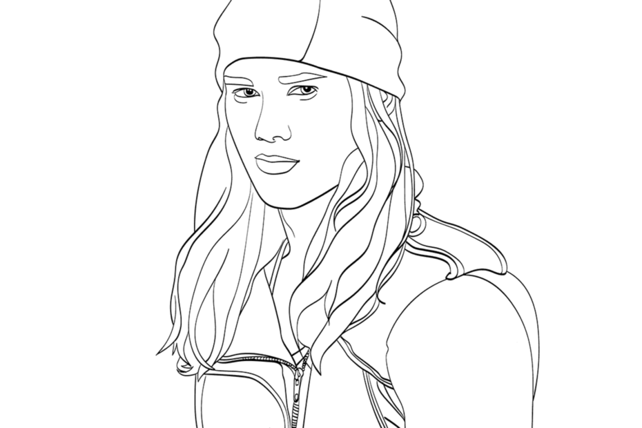 Disney Kids The Descendants Man Coloring Page Printable