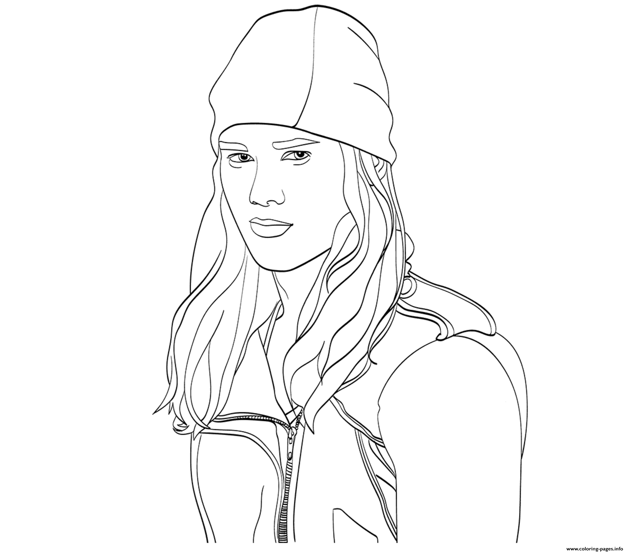 Disney Kids The Descendants Man Coloring Page Printable Disney Kids The Descendants Man Coloring Page Printable