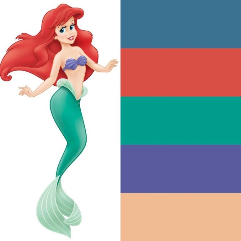 Disney Ladies Color Cheat Sheet Disney Princess Colors Disney Colors 