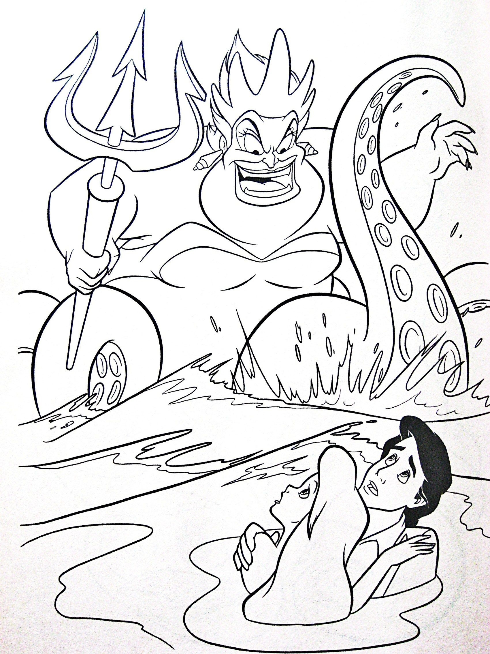 Disney Little Mermaid Coloring Pages Disney Little Mermaid Coloring Pages