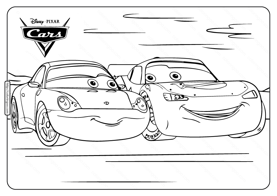 Disney Pixar Mcqueen Cars Coloring Pages Disney Pixar Mcqueen Cars Coloring Pages