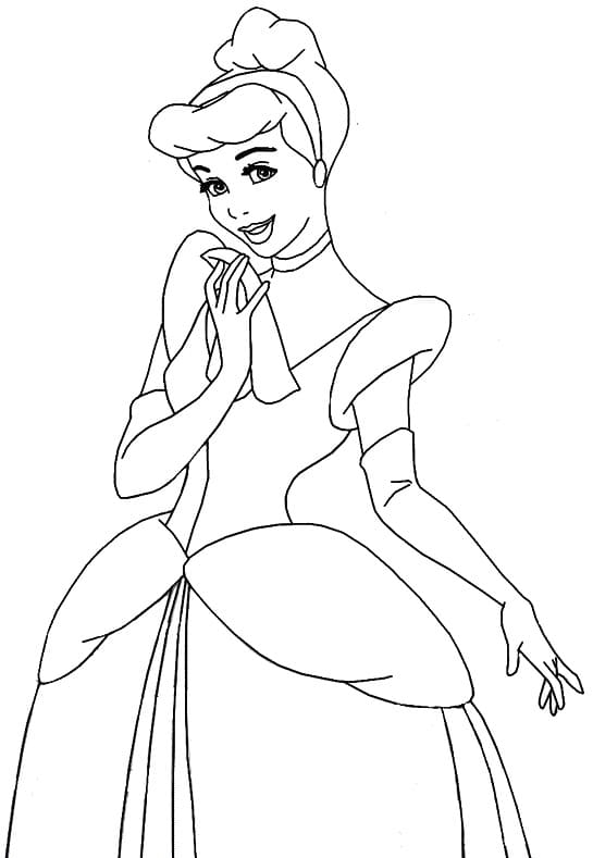Disney Princess Cinderella Coloring Page Free Printable Coloring Disney Princess Cinderella Coloring Page Free Printable Coloring