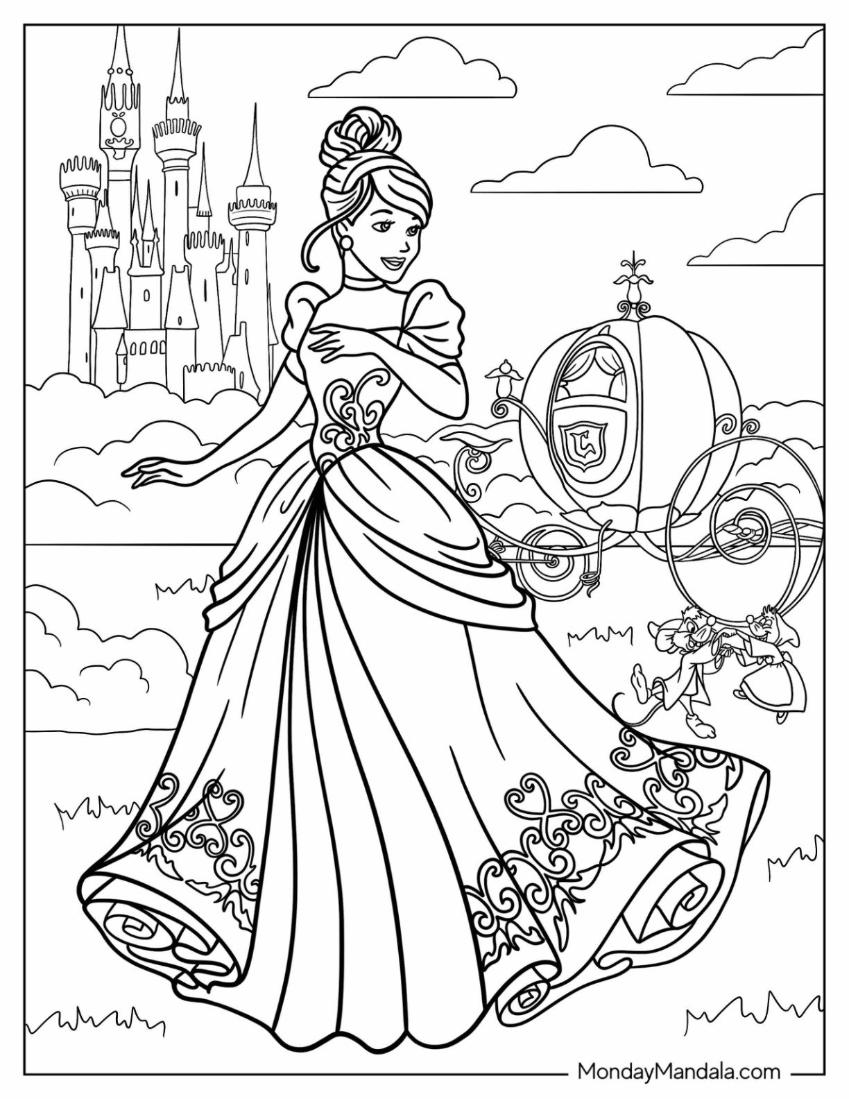 Disney Princess Coloring Sheets Free Printable Free Coloring Sheet 