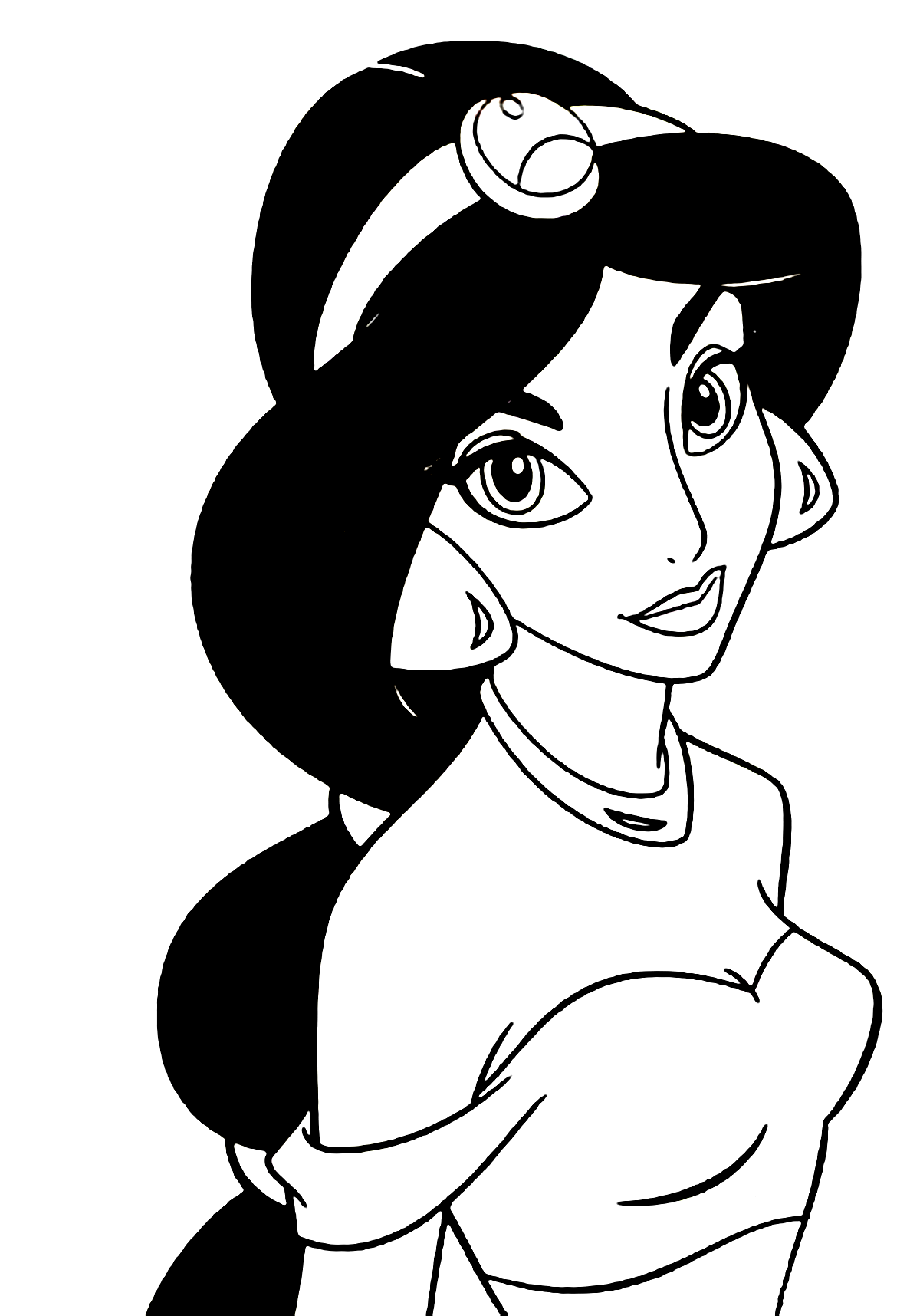 Disney Princess Jasmine Coloring Pages Disney Princess Jasmine Coloring Pages
