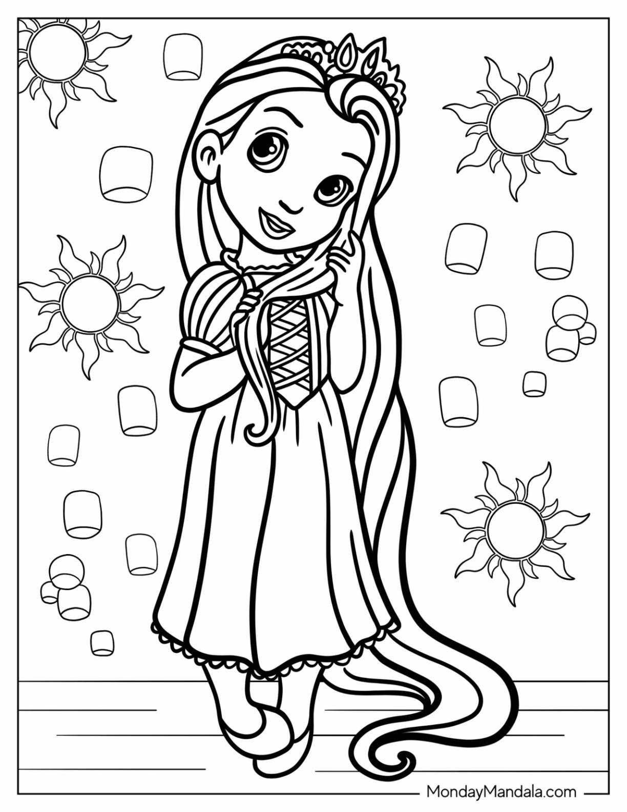 Disney Princess coloring pages adult Disney Princess coloring pages adult