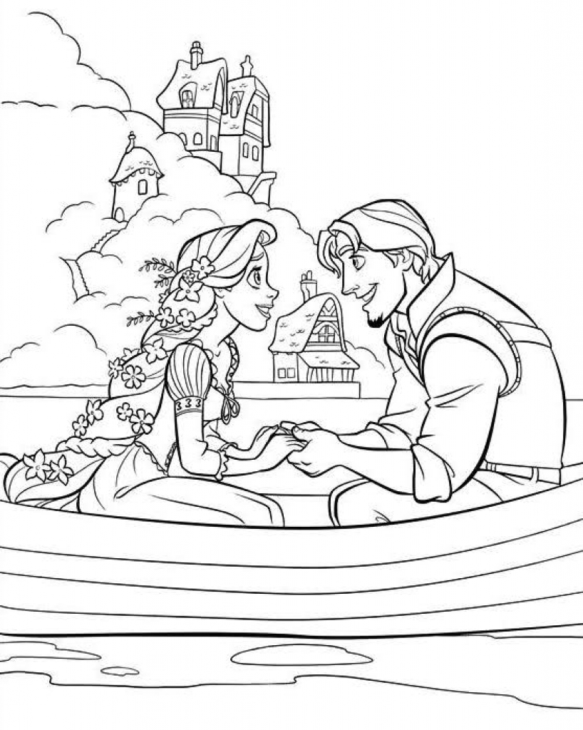 Disney coloring pages tangled Disney coloring pages tangled