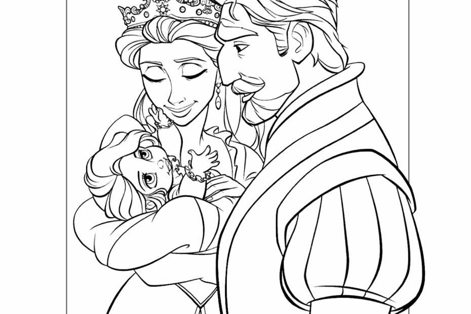Disney Rapunzel Colouring Pictures To Printable Infoupdate