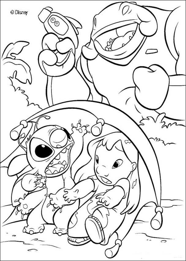 Disney Stitch Pictures Coloring Home