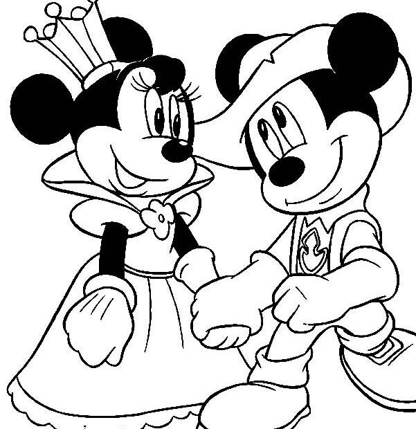 Disneyland Printable Coloring Pages Mickey Mouse Free Printable