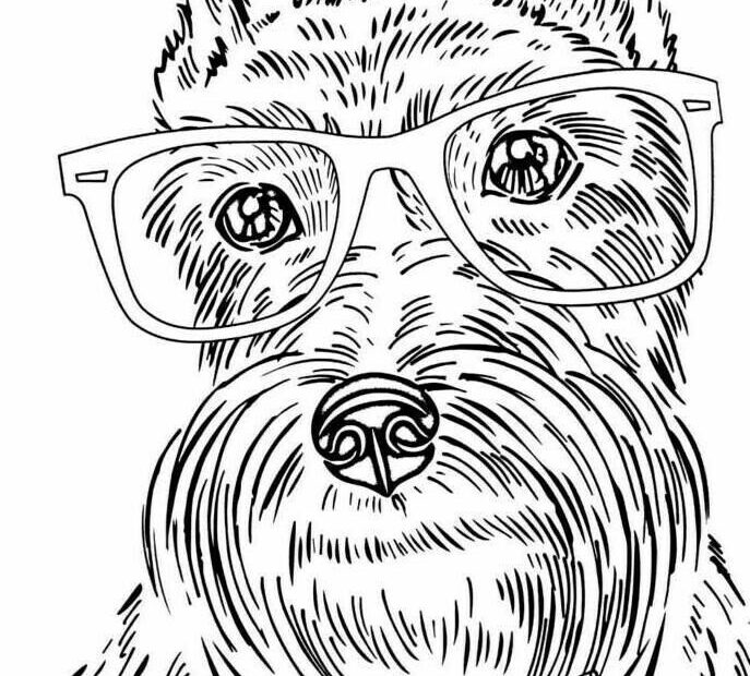 Dog Coloring Pages For Adults Best Coloring Pages For Kids