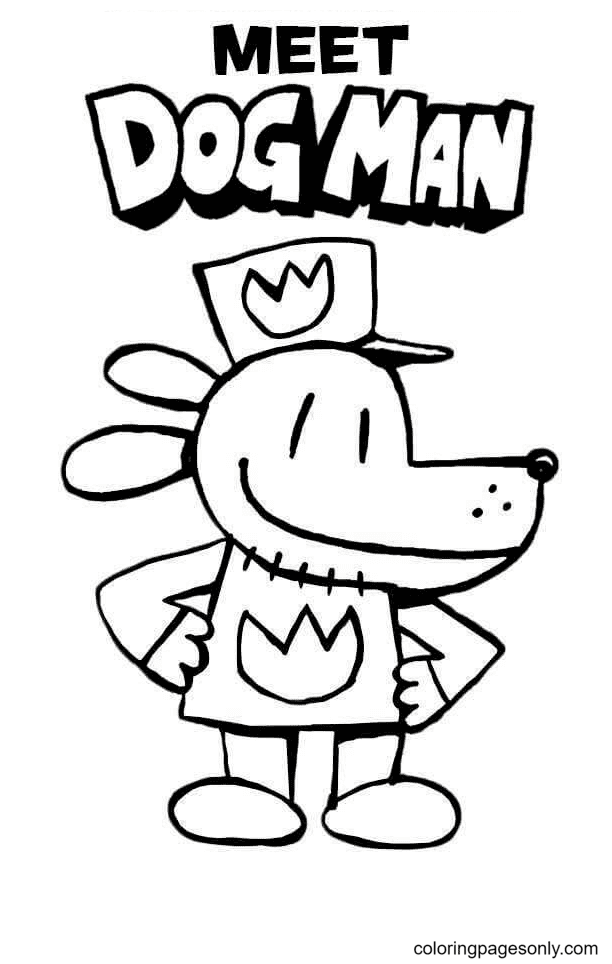 Dog Man Logo Printable Printable Coloring Pages Vrogue co
