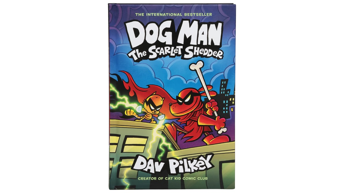 Dog Man The Scarlet Shredder Book By Dav Pilkey Delivery Near Me 