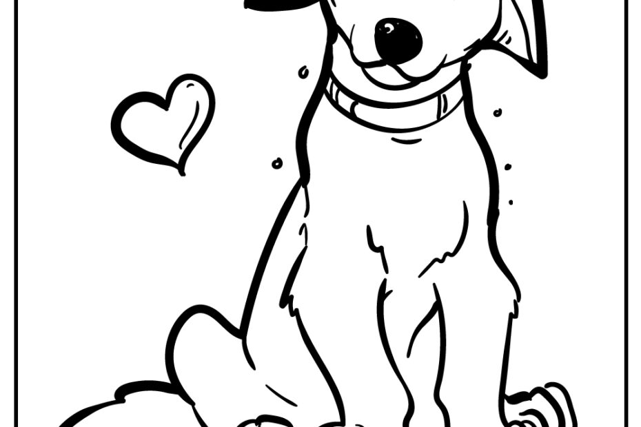 Dog Printable Coloring Pages