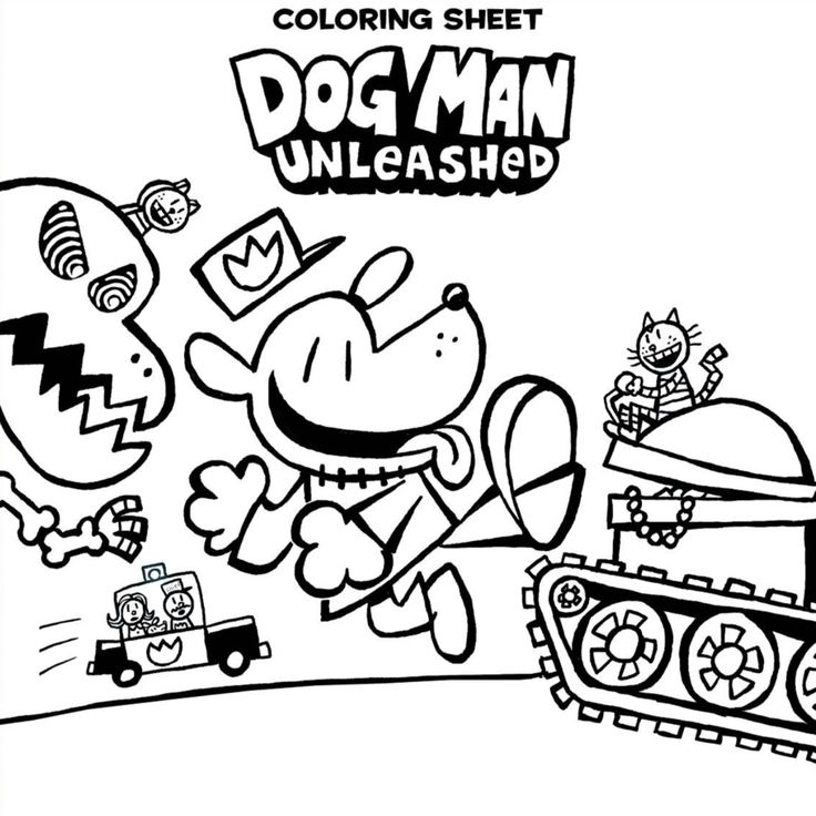 Dogman Coloring Pages Coloring Pages Planet Coloring Pages Free 