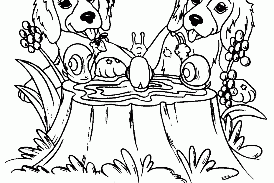 Dogs Coloring Pages Coloring Kids Coloring Kids