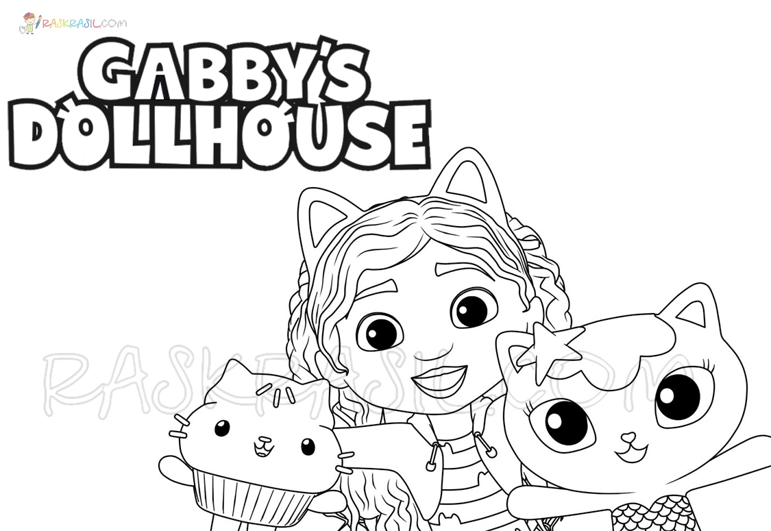 Dollhouse Coloring Pages Coloring Home