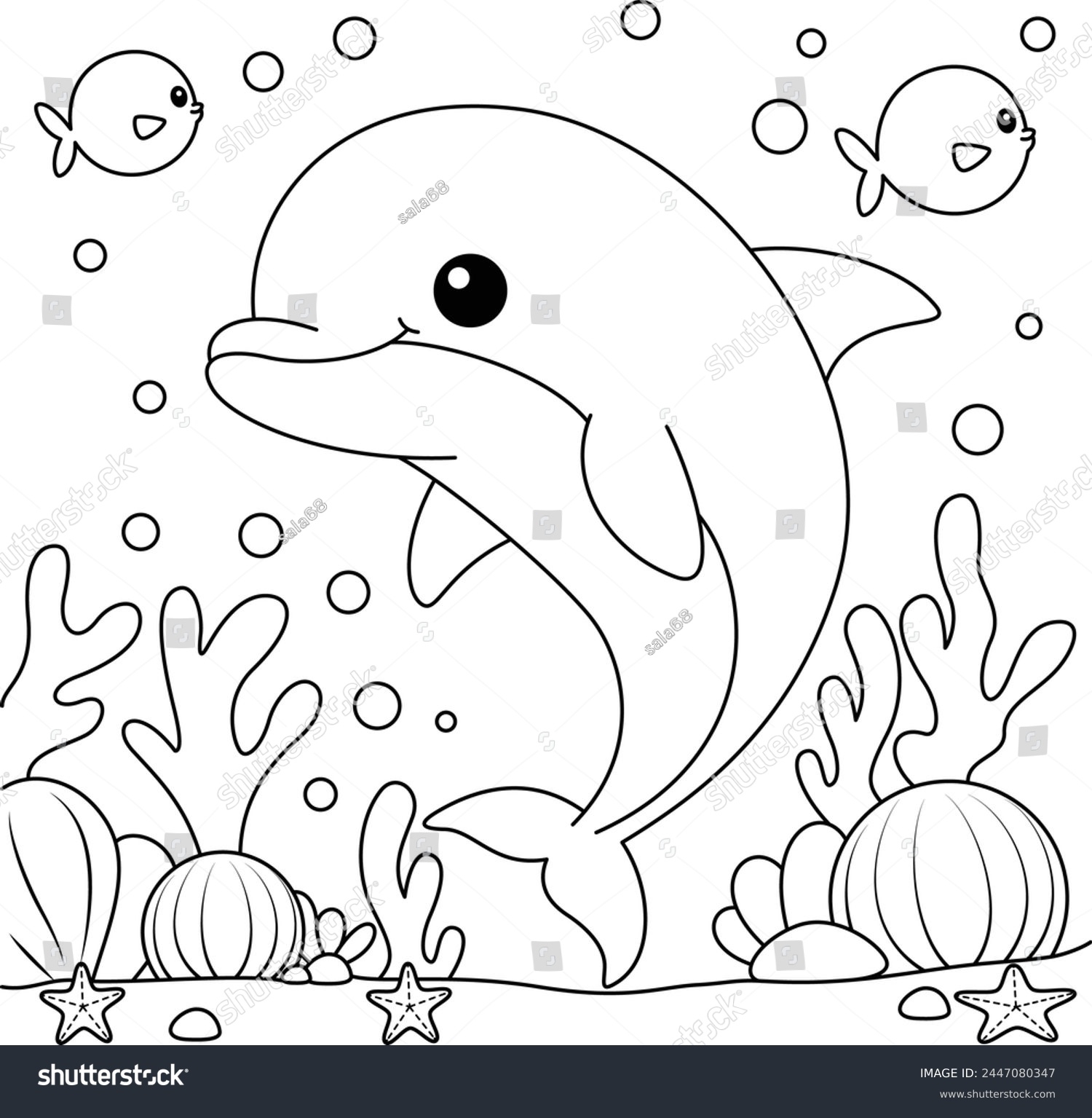 Dolphin Colouring Pages Dolphin Colouring Pages