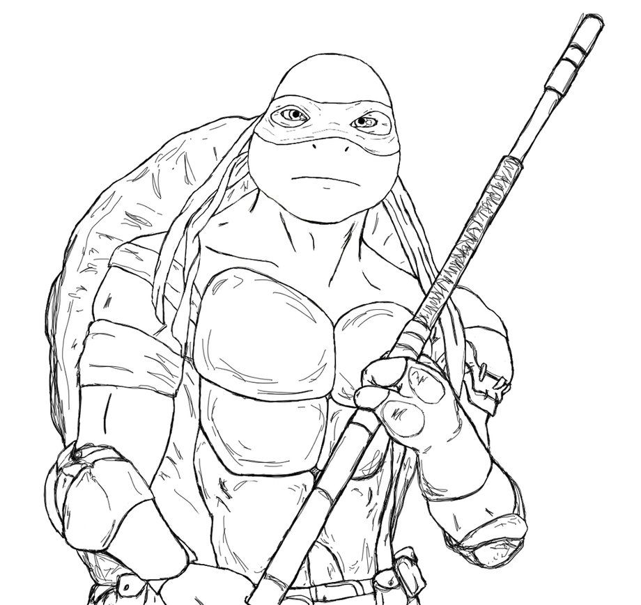 Donatello Coloring Pages Coloring Home